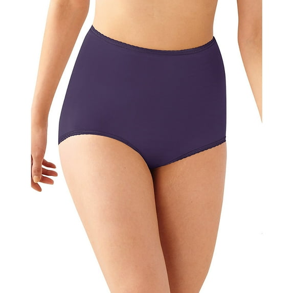 Women's Bali 2633 Skimp Skamp Brief Panty (Timeless Purple 8)