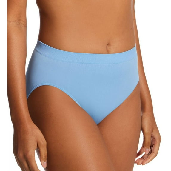 Women's Bali 303J Comfort Revolution Microfiber Hi-Cut Panty (Blue Sky Ahead 10/11)