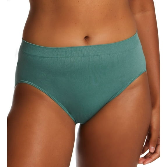 Women's Bali 303J Comfort Revolution Microfiber Hi-Cut Panty (Cyprus Green 6/7)