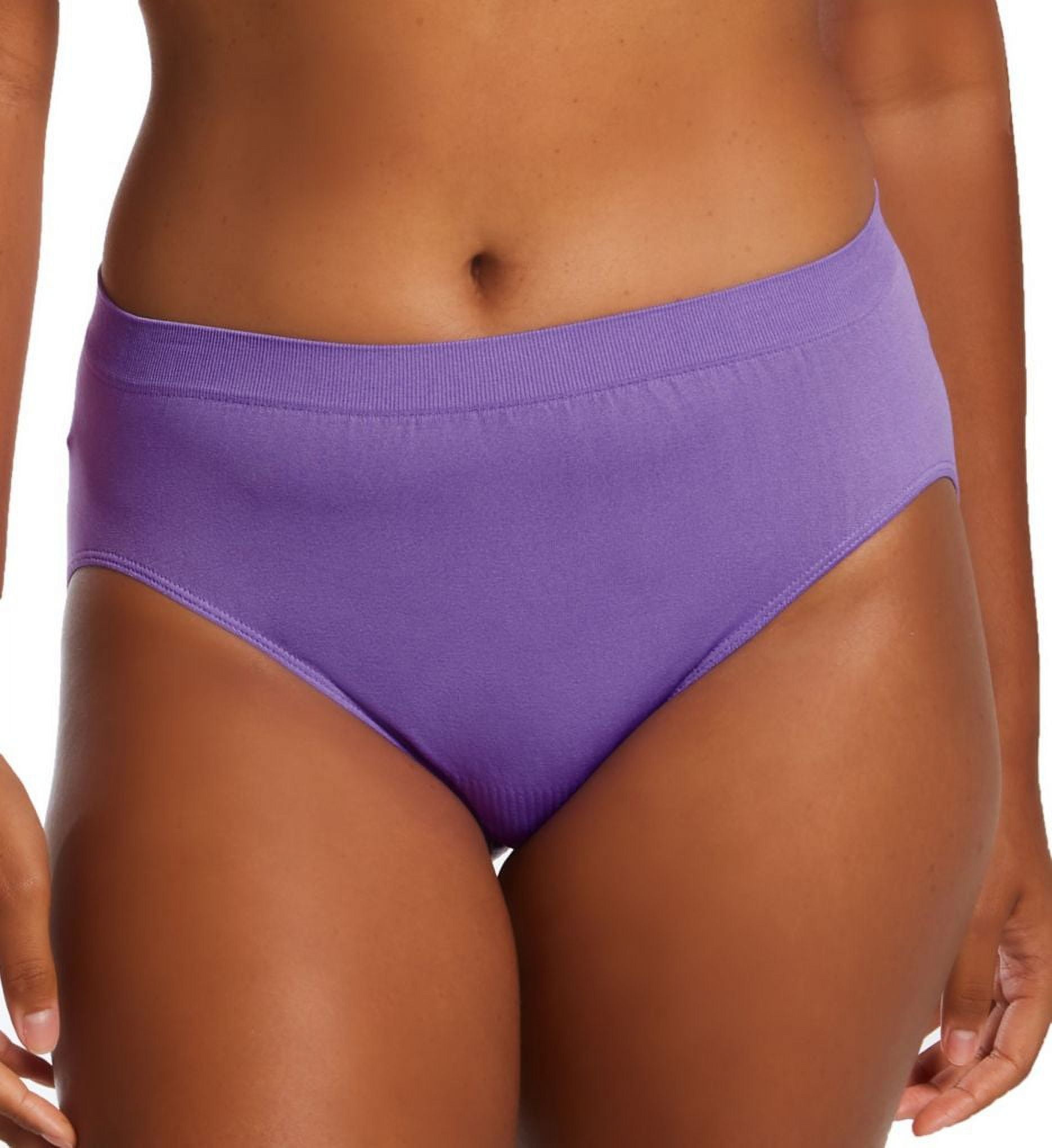 Women's Bali 303J Comfort Revolution Microfiber Hi-Cut Panty (Lavish  Lavender 8/9) 