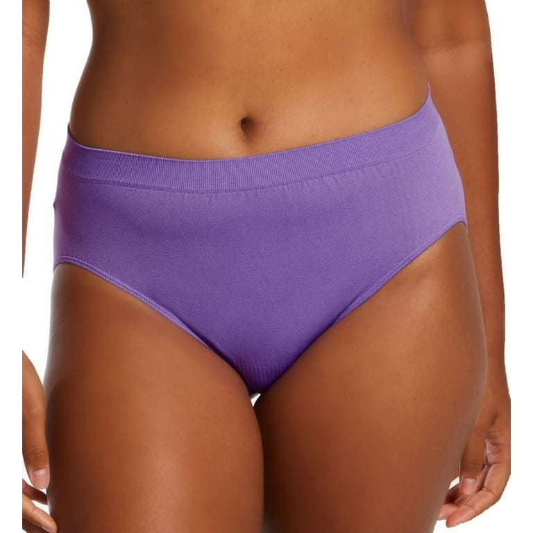 Women's Bali 303J Comfort Revolution Microfiber Hi-Cut Panty (Lavish  Lavender 8/9)