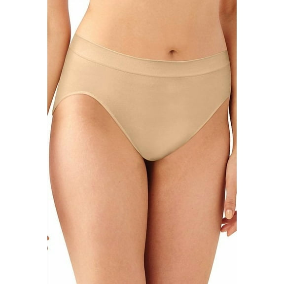 Women's Bali 303J Comfort Revolution Microfiber Hi-Cut Panty (Nude 6/7)