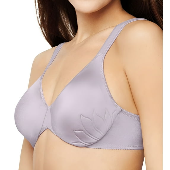 Women's Bali 3353 Live It Up Seamless Underwire Bra (Amethyst Quartz 34DD)