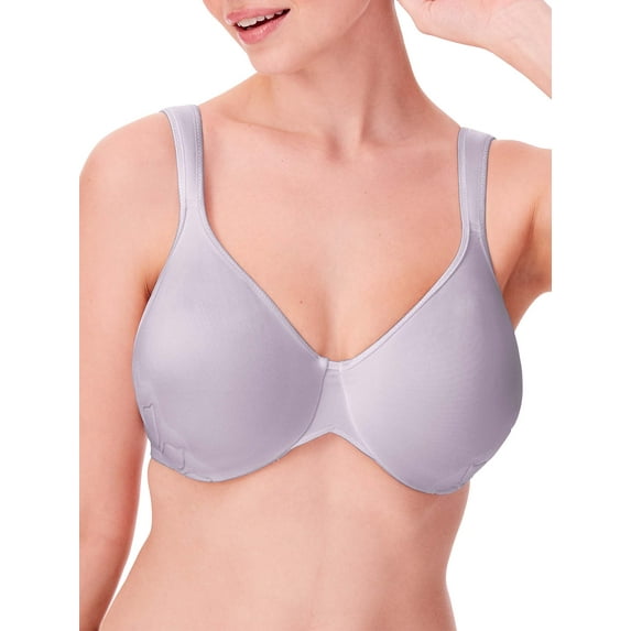 Women's Bali 3353 Live It Up Seamless Underwire Bra (Amethyst Quartz 40DDD)