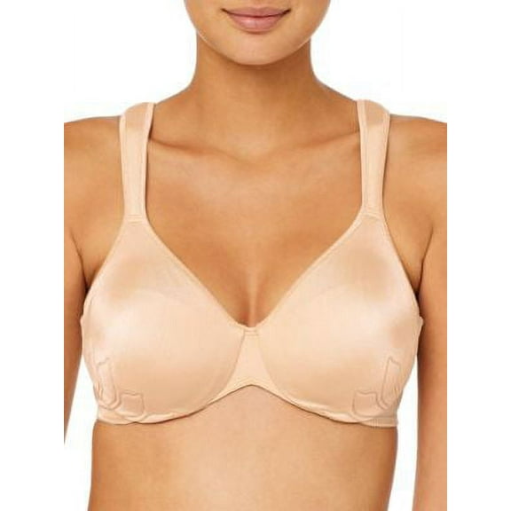 Women's Bali 3353 Live It Up Seamless Underwire Bra (Soft Taupe 40C)