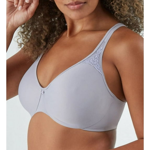 Women's Bali 3385 Passion for Comfort Minimizer Underwire Bra (SMOKED LILAC 34D)