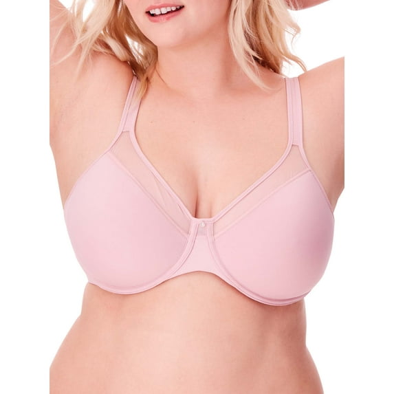 Women's Bali 3439 One Smooth U Ultra Lite Neckline Bra (Hush Pink 38C)
