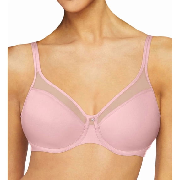 Women's Bali 3439 One Smooth U Ultra Lite Neckline Bra (Hush Pink 40DD)