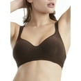 thumbnail image 1 of Women's Bali 3463 Comfort Revolution Wirefree Bra (Warm Cocoa Brown Swirl 34C), 1 of 9