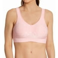 thumbnail image 1 of Women's Bali 3488 Comfort Revolution Shaping Wirefree Bra (Gentle Peach Dot L), 1 of 4