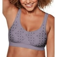 thumbnail image 1 of Women's Bali 3488 Comfort Revolution Shaping Wirefree Bra (Perfectly Purple Dot L), 1 of 6