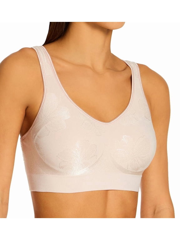 Women's Bali 3488 Comfort Revolution Shaping Wirefree Bra (Sandshell Tropic XL)