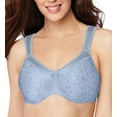 thumbnail image 1 of Women's Bali 3562 Satin Tracings Minimizer Underwire Bra (Blue Flight 38C), 1 of 2