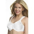 thumbnail image 1 of Women's Bali 3562 Satin Tracings Minimizer Underwire Bra (White 40D), 1 of 7