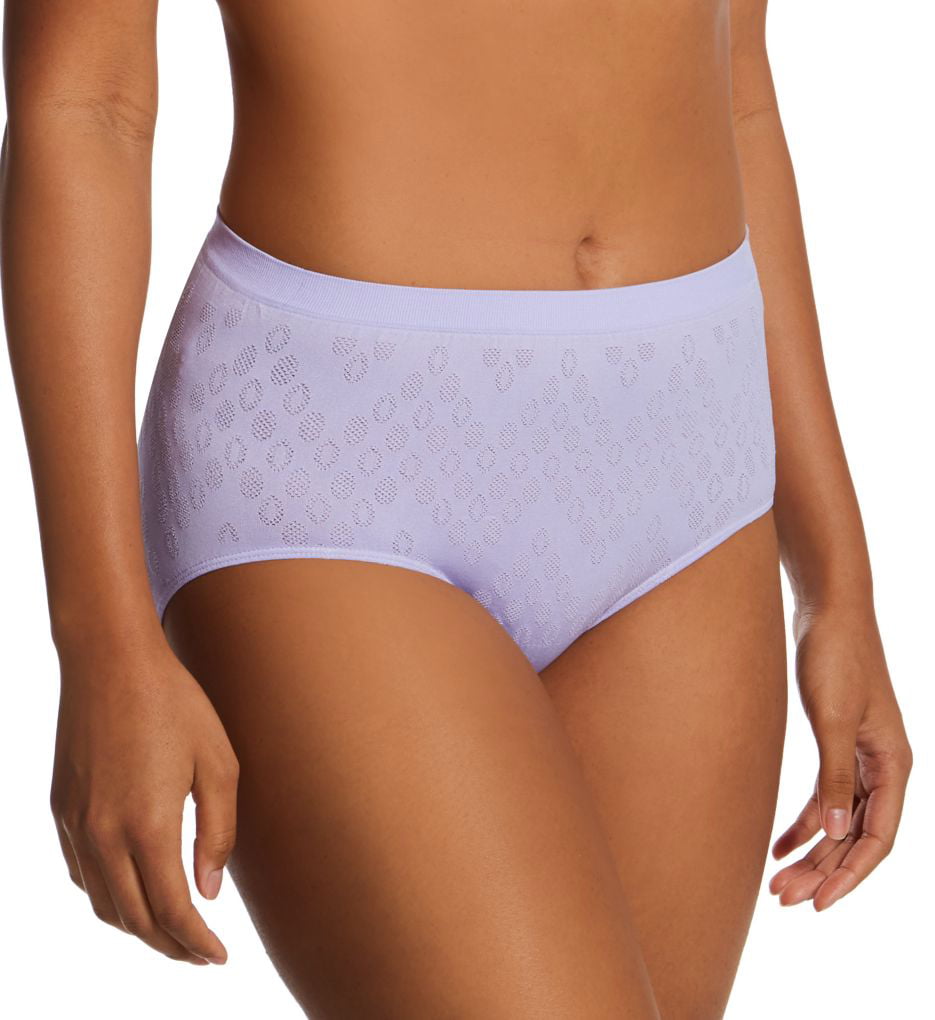 Women's Bali 803J Comfort Revolution Microfiber Brief Panty (Misty Dot 6/7)