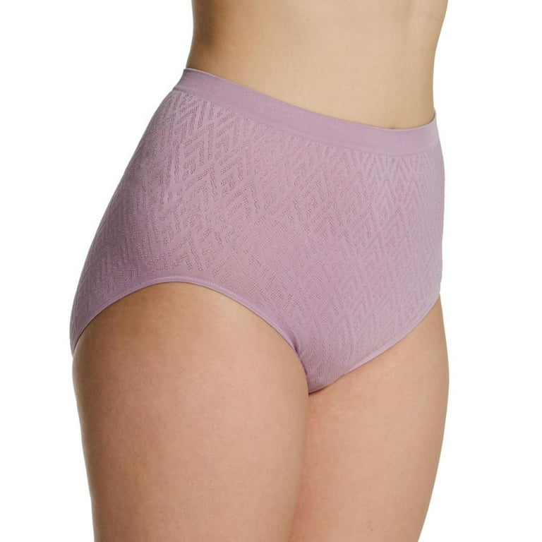 Bali Women's 803J Comfort Revolution Briefs Panty Size 8/9 Soft Purple