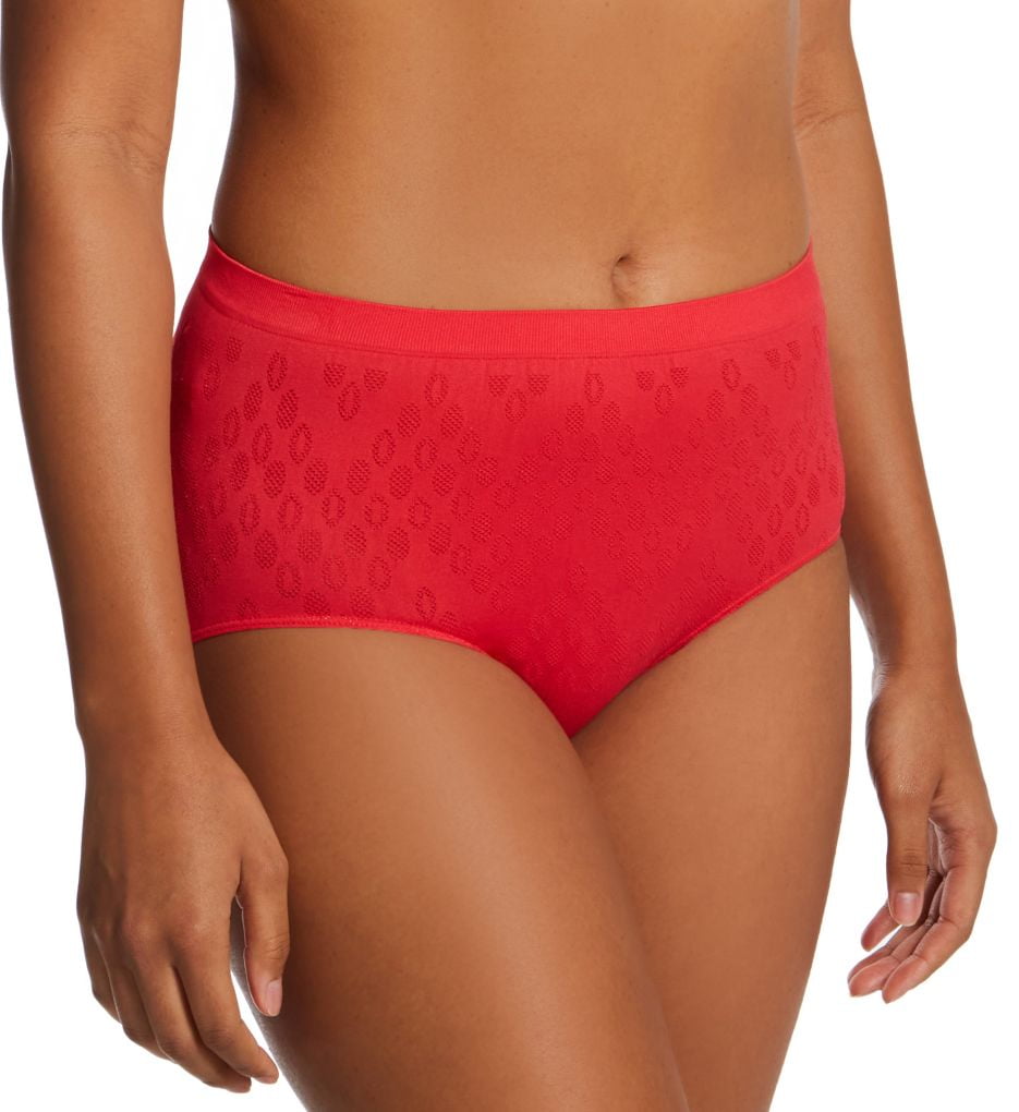 Women's Bali 803J Comfort Revolution Microfiber Brief Panty (Red Stone 8/9)