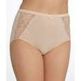 thumbnail image 1 of Women's Bali CD61 Lace Desire Cotton Brief Panty (Champagne Shimmer/Lace 6), 1 of 2