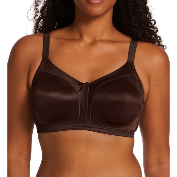 Women's Bali DF0044 Double Support Soft Touch Wirefree Bra (Warm Cocoa Brown 44C)