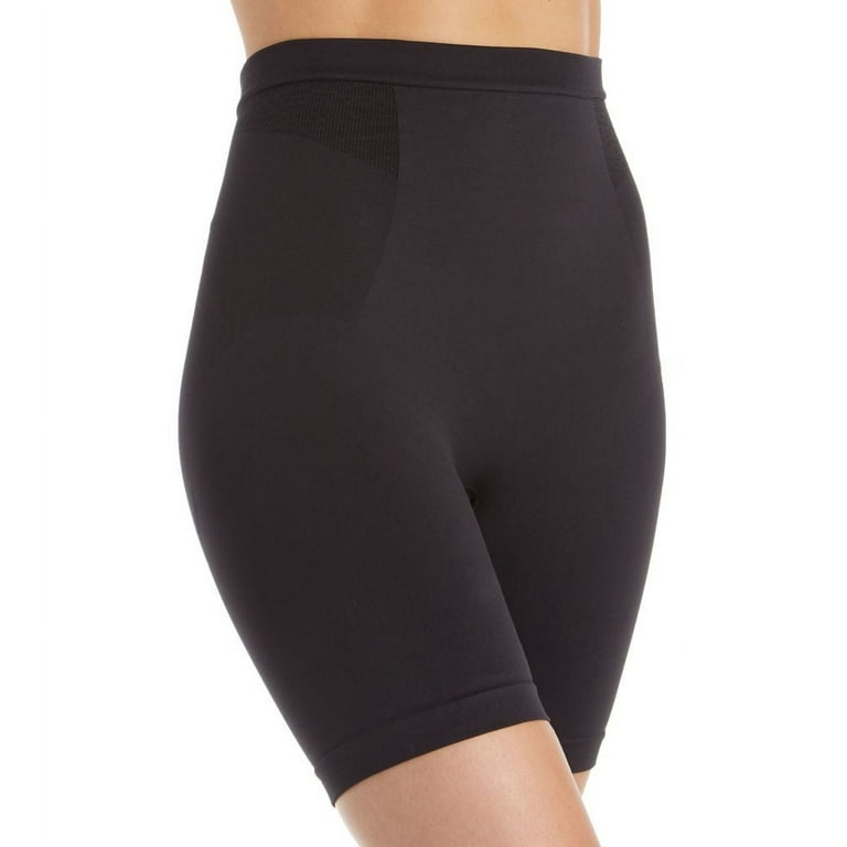 Women's Bali DF0050 Comfort Revolution Firm Control Thigh Slimmer (Black L)