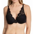 thumbnail image 1 of Women's Bali DF0084 One Smooth U Comfort Stretch Lace Underwire Bra (Black 36DD), 1 of 5