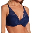 thumbnail image 1 of Women's Bali DF0084 One Smooth U Comfort Stretch Lace Underwire Bra (In the Navy 2 38D), 1 of 1