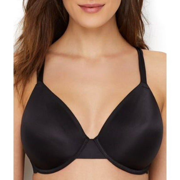 Women's Bali DF0085 Beauty Lift Invisible Support Underwire Bra (Black 42D)