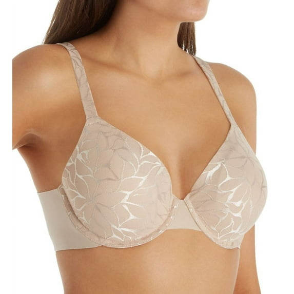 Women's Bali DF0085 Beauty Lift Invisible Support Underwire Bra (Paris Nude Lace 34DD)