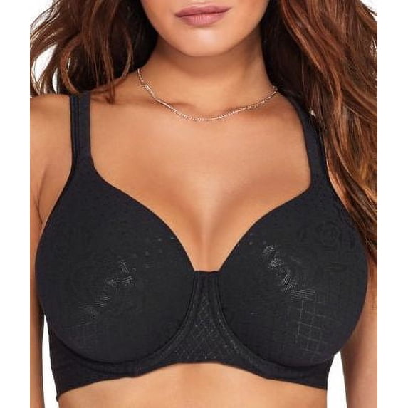 Women's Bali DF1001 Comfort Revolution Cool Comfort Foam Underwire Bra (Black 40C)