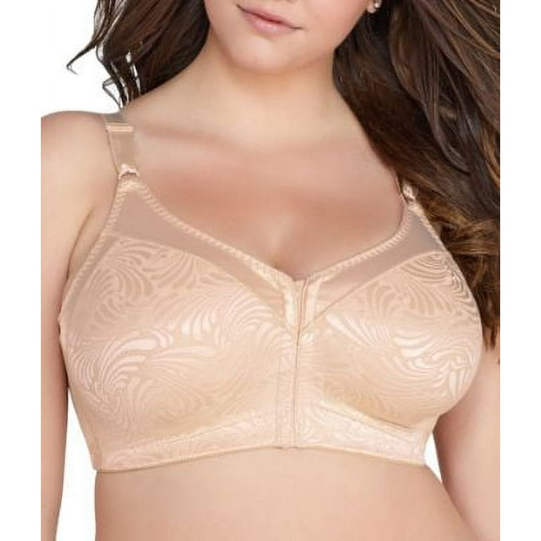 Women's Bali DF1003 Double Support Front Close Wirefree Bra (Soft