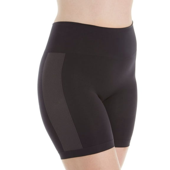 Bali Women's Comfort Revolution Seamless Thigh Slimmer, Black, X-Large