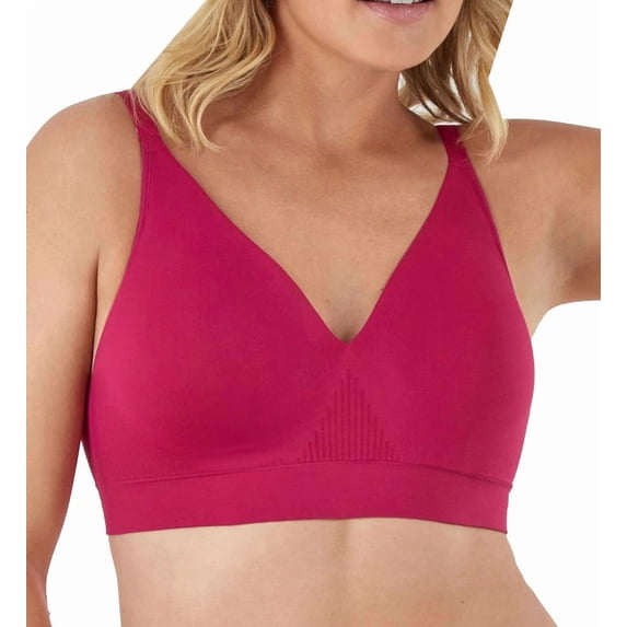 Women's Bali DF3380 Comfort Revolution Modern Seamless Wirefree Bra (Fresh Berry 3X)