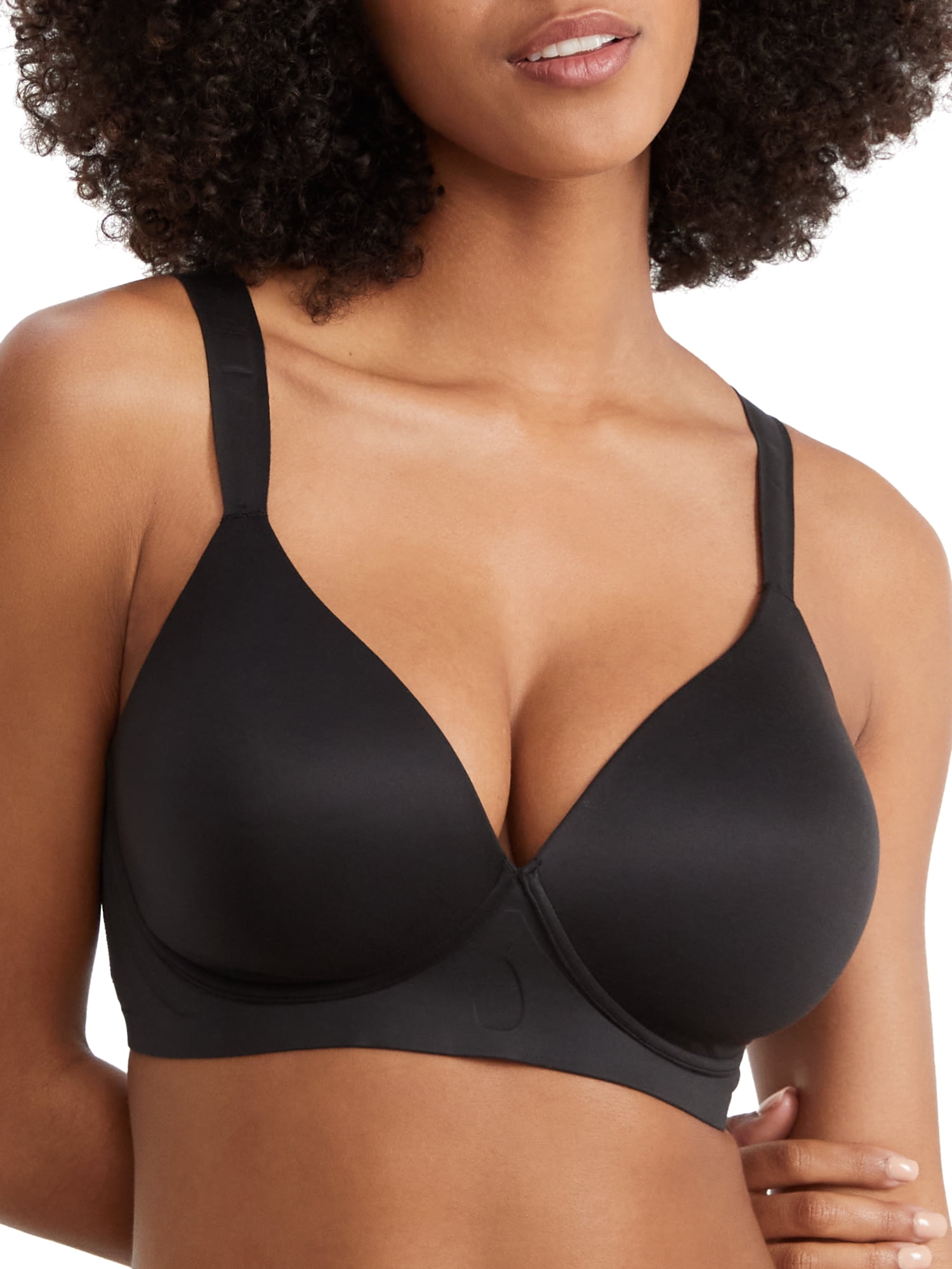 Women's Bali DF3462 Ultimate Wire Free Support Bra (Black L) Walmart