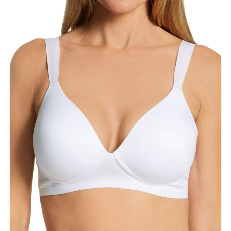 Bali Women's Comfort Revolution Ultimate Wire-Free Support T-Shirt Bra -  DF3462 L White