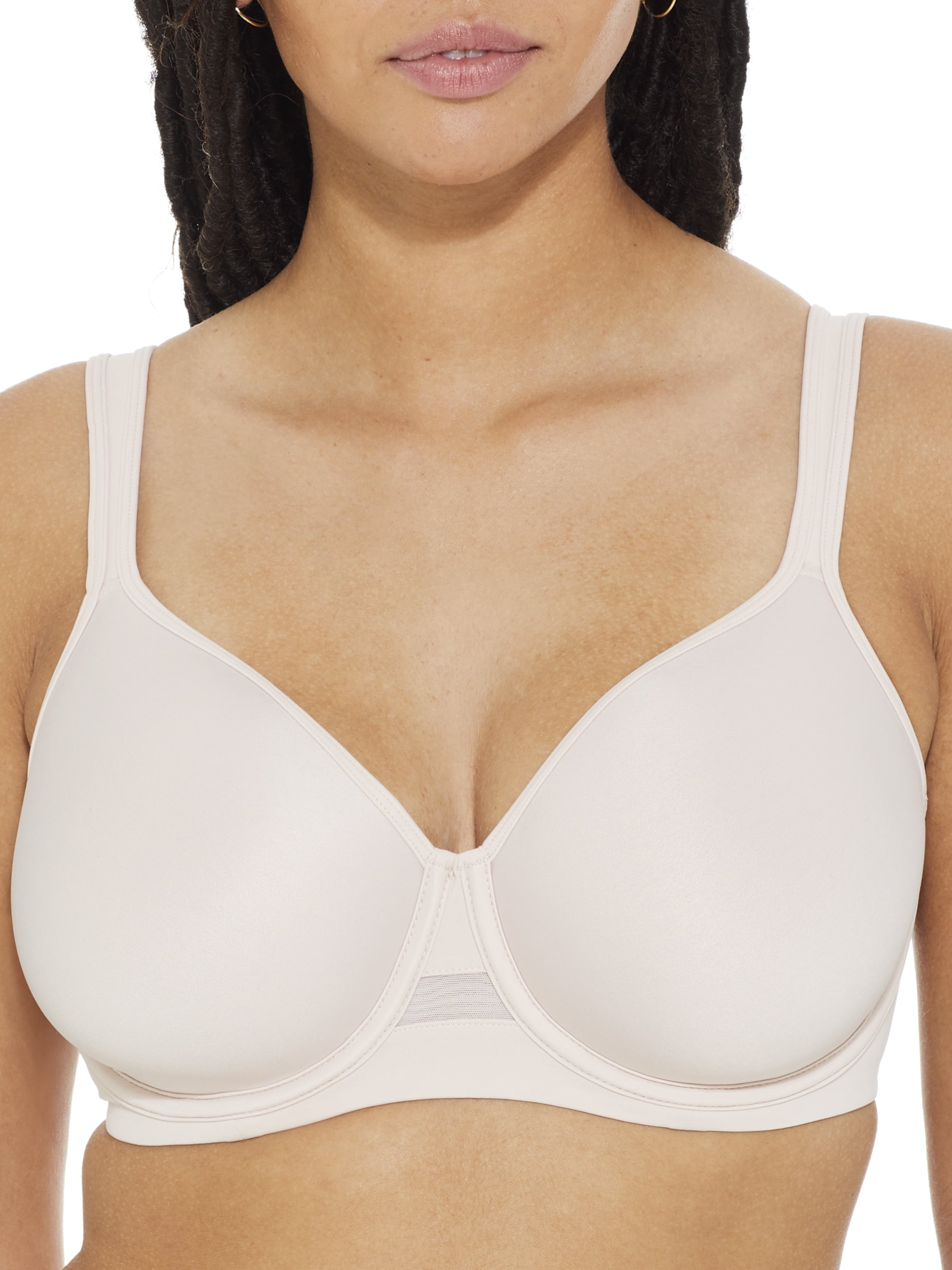 DotVol Women's Full Figure Minimizer Bras Comfort Large Busts Wirefree Non  Padded Plus Size Bra(34D, Nude) at  Women's Clothing store
