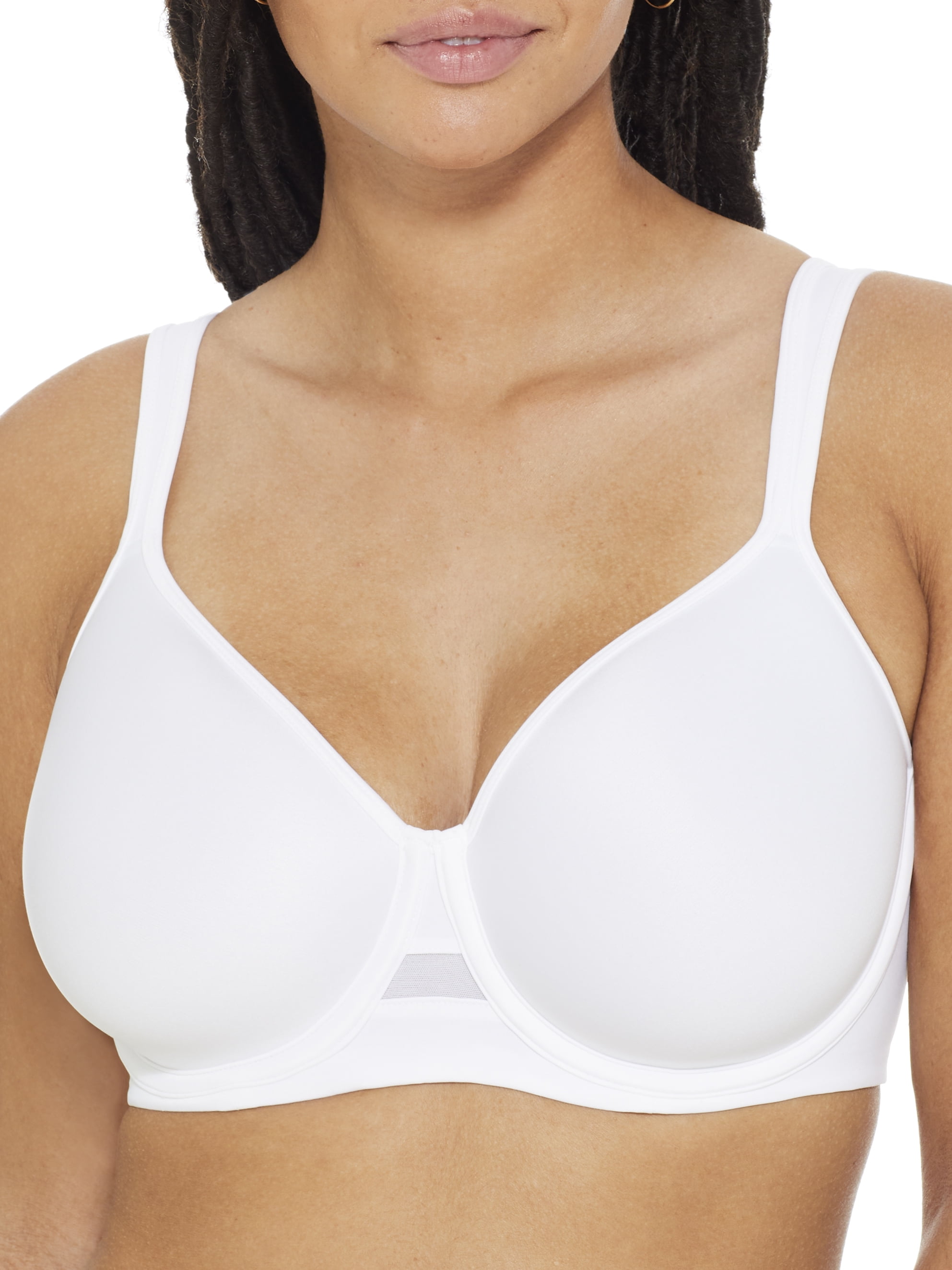Women's Bali DF3490 Passion for Comfort Breathable Minimizer Wired Bra  (White 36DD) 