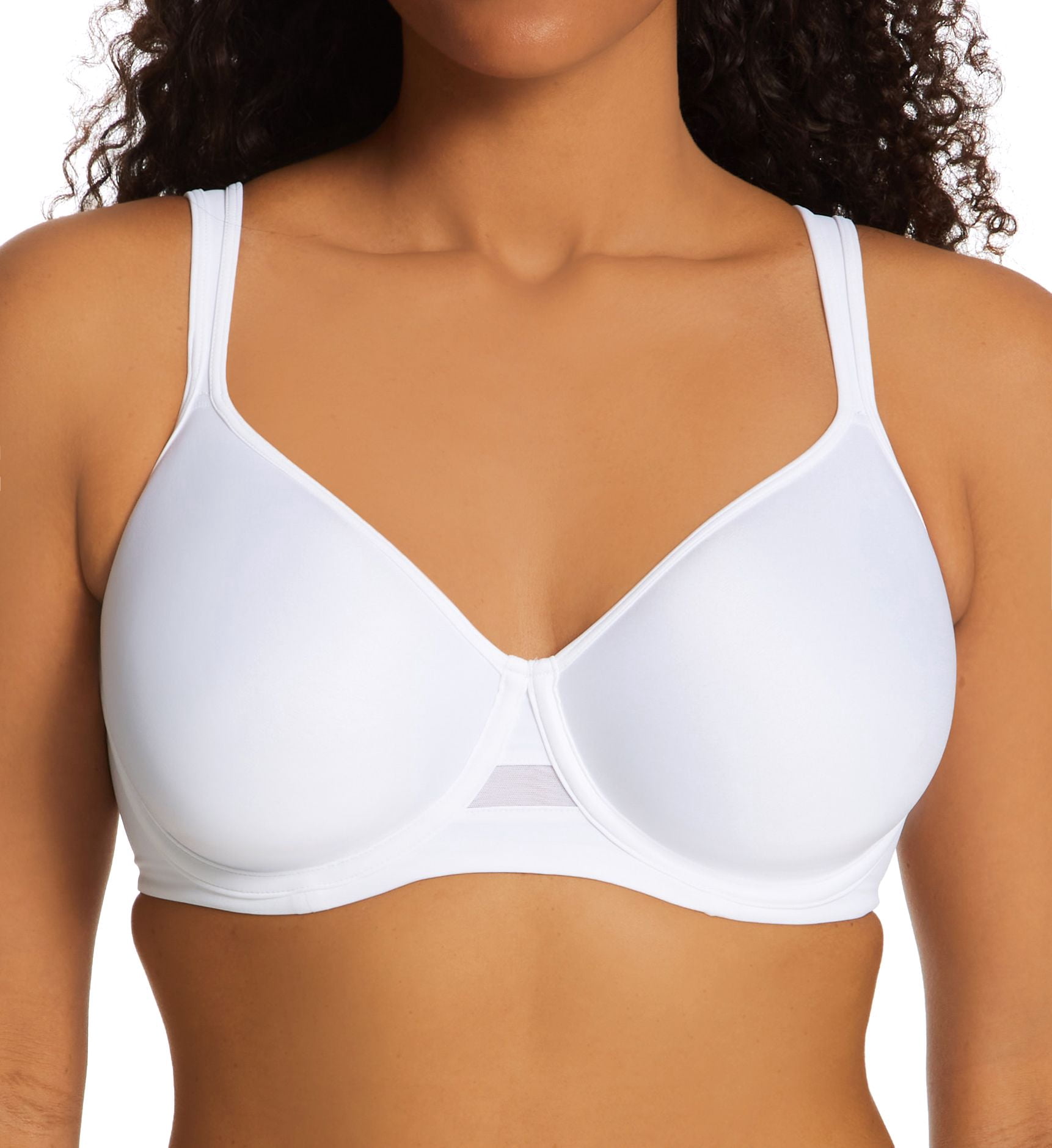 Women's Bali DF3490 Passion for Comfort Breathable Minimizer Wired Bra (White 38DD)