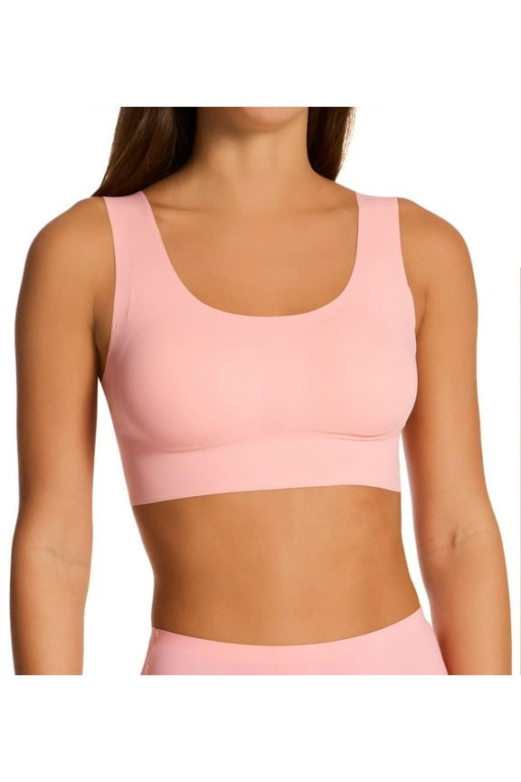 Women's Bali DF3491 Comfort Revolution EasyLite Seamless Wirefree Bra (Rose Bloom Pink XL)