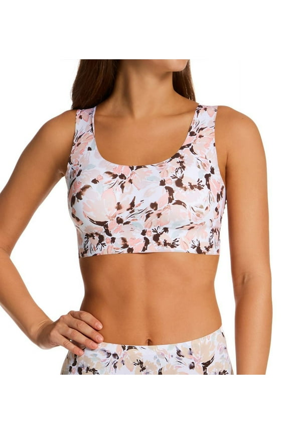 Women's Bali DF3491 Comfort Revolution EasyLite Seamless Wirefree Bra (Watercolor Floral S)