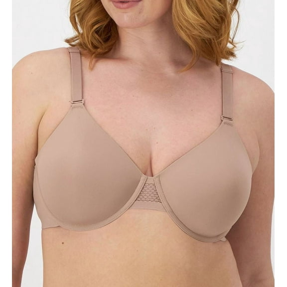 Women's Bali DF4481 Sleek Support Smoothing Underwire T-Shirt Bra (Evening Blush 40D)