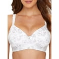 thumbnail image 1 of Women's Bali DF6560 One Smooth U EverSmooth Hidden Underwire Bra (WhiteOutlineFlorlPrint 36C), 1 of 2