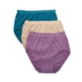 thumbnail image 1 of Women's Bali DFAK88 Comfort Revolution Microfiber Brief Panty - 3 Pack (Nude/Plummdout/GemJade 8/9), 1 of 4
