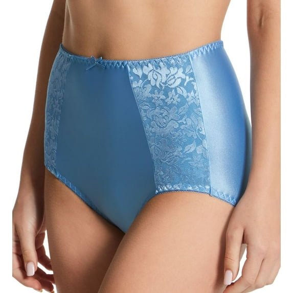 Women's Bali DFDBBF Double Support Brief Panty (Blue Sky Ahead 6)