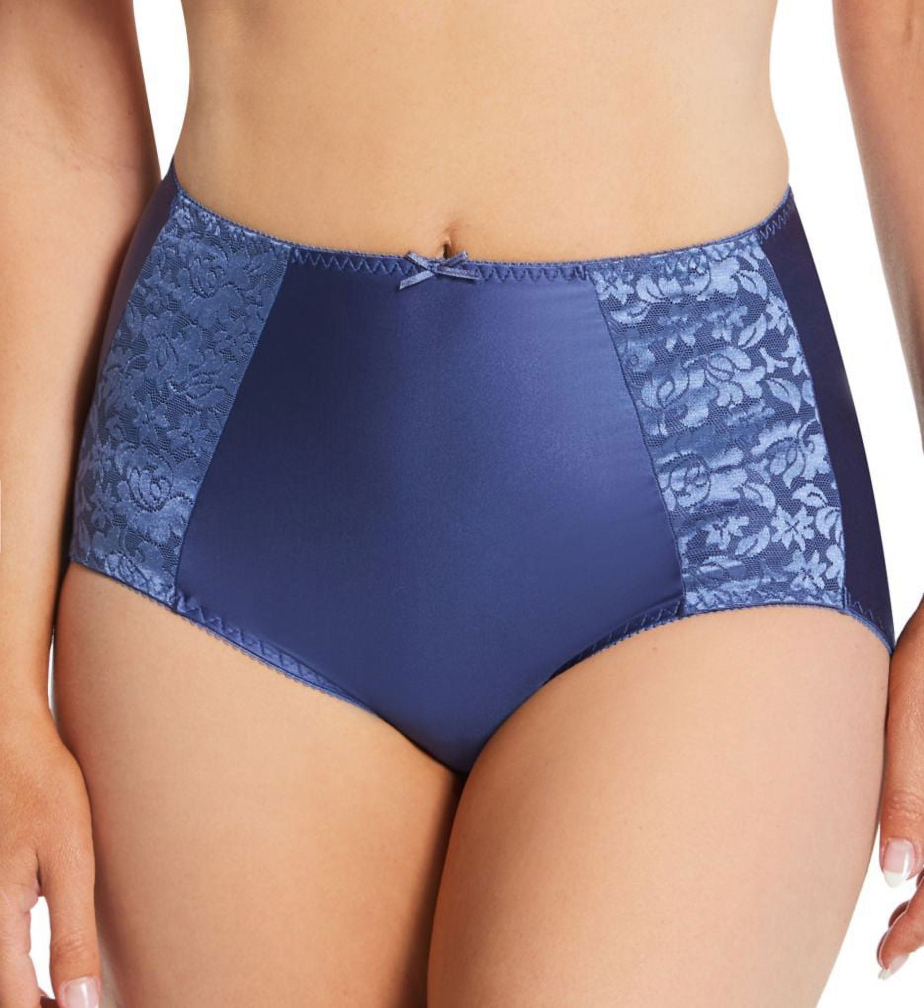 Women's Bali DFDBBF Double Support Brief Panty (Classic Chambray Blue 7) 