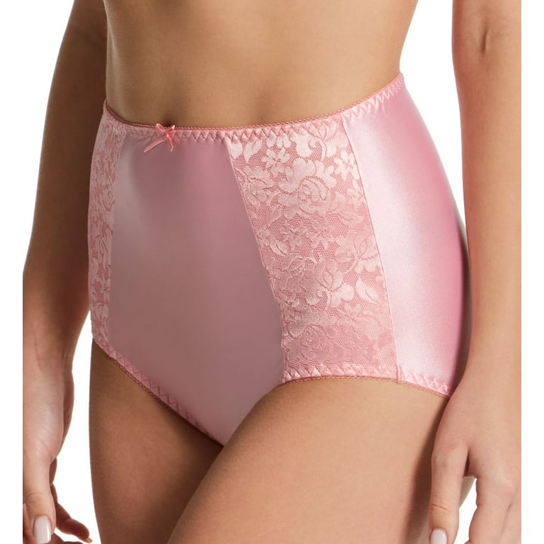 Women's Bali DFDBBF Double Support Brief Panty (Rose Bloom Pink 9) 