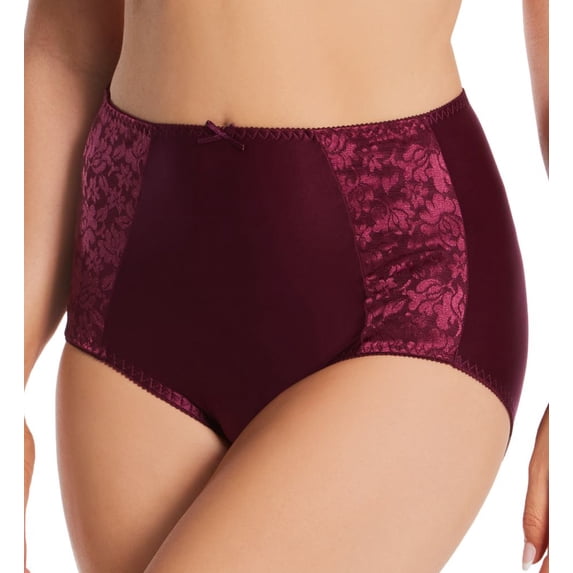 Women's Bali DFDBBF Double Support Brief Panty (Sparkling Purple 6)