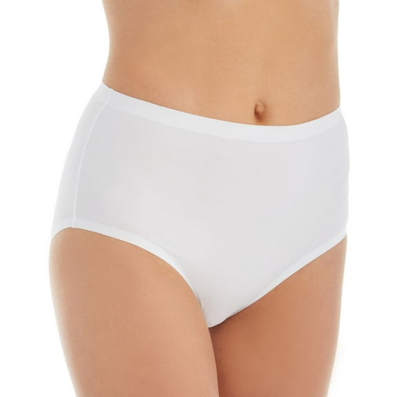 Women's Bali DFEL61 Comfort Revolution Easylite Brief Panty (White 8)
