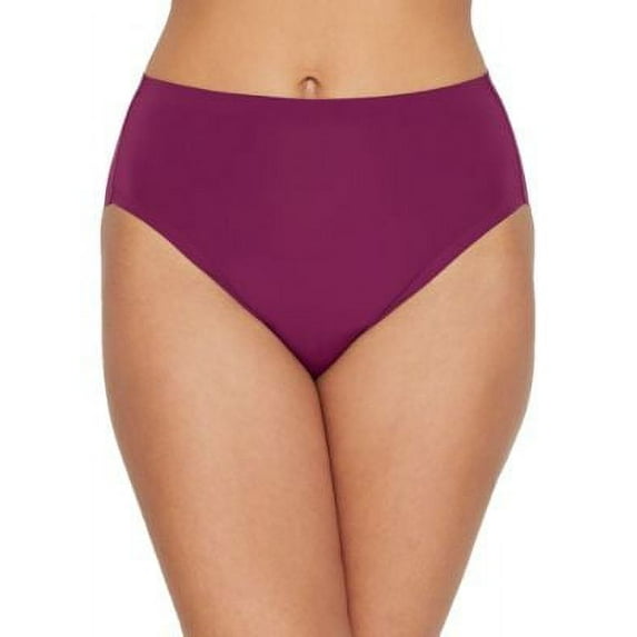 Women's Bali DFEL62 Comfort Revolution Easylite Hi-Cut Panty (Galactic Red 8)