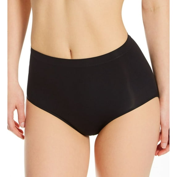 Women's Bali DFELS1 EasyLite Seamless Brief Panty (Black 9)
