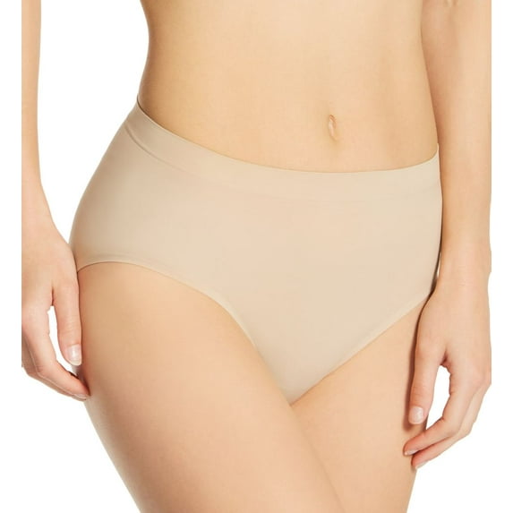 Women's Bali DFELS2 EasyLite Seamless Hi-Cut Panty (Taupe 8)